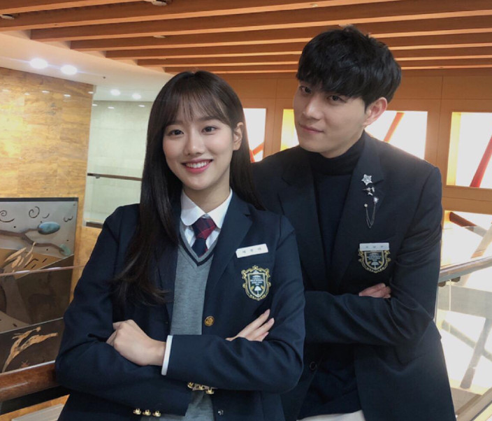 ▲이나은(왼), 김영대. (출처=김영대SNS)