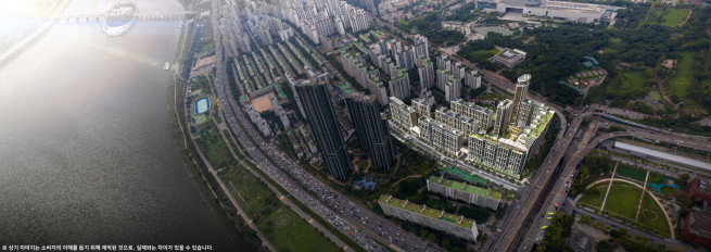 ▲'이촌 르엘' 메인조감도. (사진제공=롯데건설)
