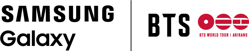 ▲Galaxy X BTS 로고 (사진제공=삼성전자)