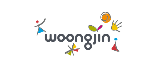 ▲웅진이 28일 사외이사 선임 소식을 전한 가운데, 기업 로고가 다양한 색상의 도형과 함께 중앙에 배치되어 활기찬 이미지를 보여주고 있다.