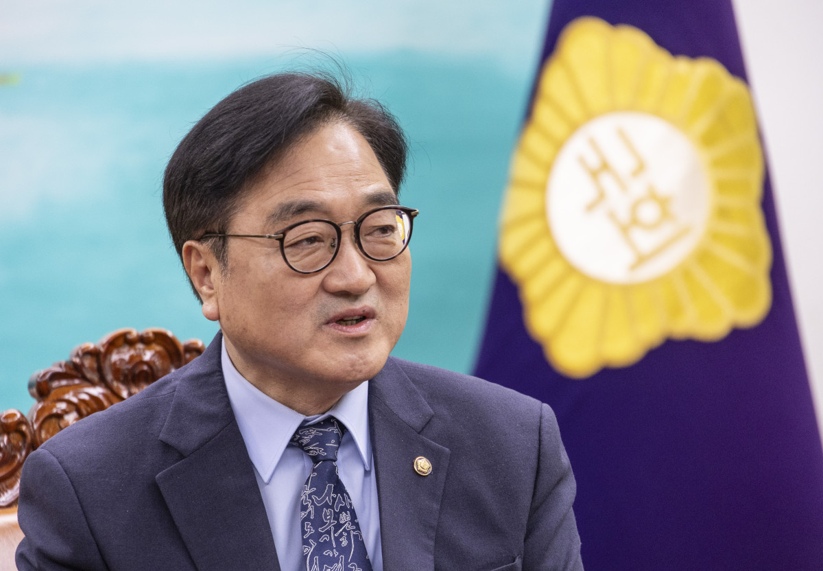 ▲초당적 개헌추진을 위한 정당 2차 연석회의에서 인사말하는 우원식 국회의장 (연합뉴스)
