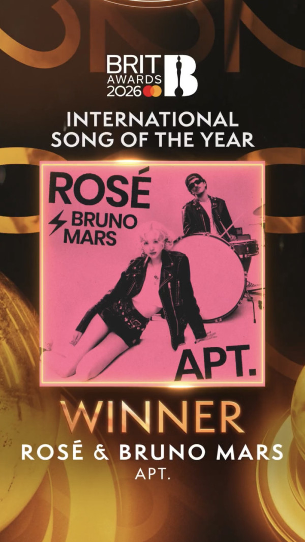 ▲로제(사진=BRIT AWARDS)