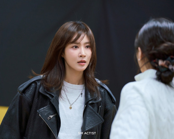 ▲권유리 '더 와스프' 연습 현장 이미지(사진제공=SM)