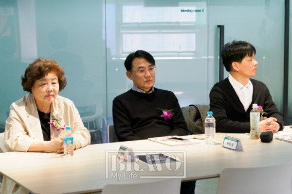 ▲(좌측부터) 감동상 윤한나 작가, 희망상 임한호 작가, 브라보상 박시형 작가. (브라보 마이 라이프)