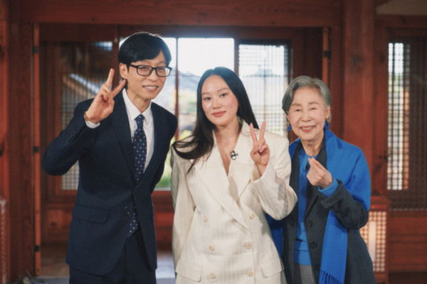 ▲'유퀴즈' 하예린(가운데), 손숙(오른쪽)(사진제공=tvN)