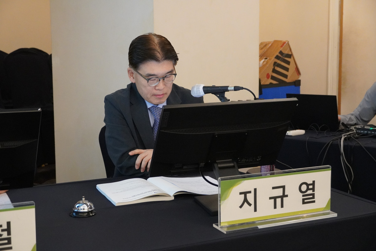 ▲지규열 연세하나병원 병원장이 3월 29일 열린 2026 대한통증연구학회 춘계학술대회에서 '요추부 척추수술 후 통증증후군(FBSS)의 최신지견' 세션 좌장으로 참석하고 있다. (연세하나병원)