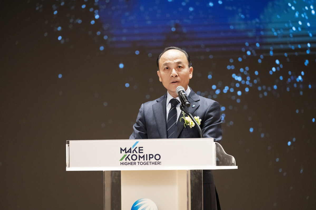 ▲한국중부발전 이영조 사장이 2일 창립 25주년 기념식에서 기념사를 하고 있다. (사진제공=한국중부발전)