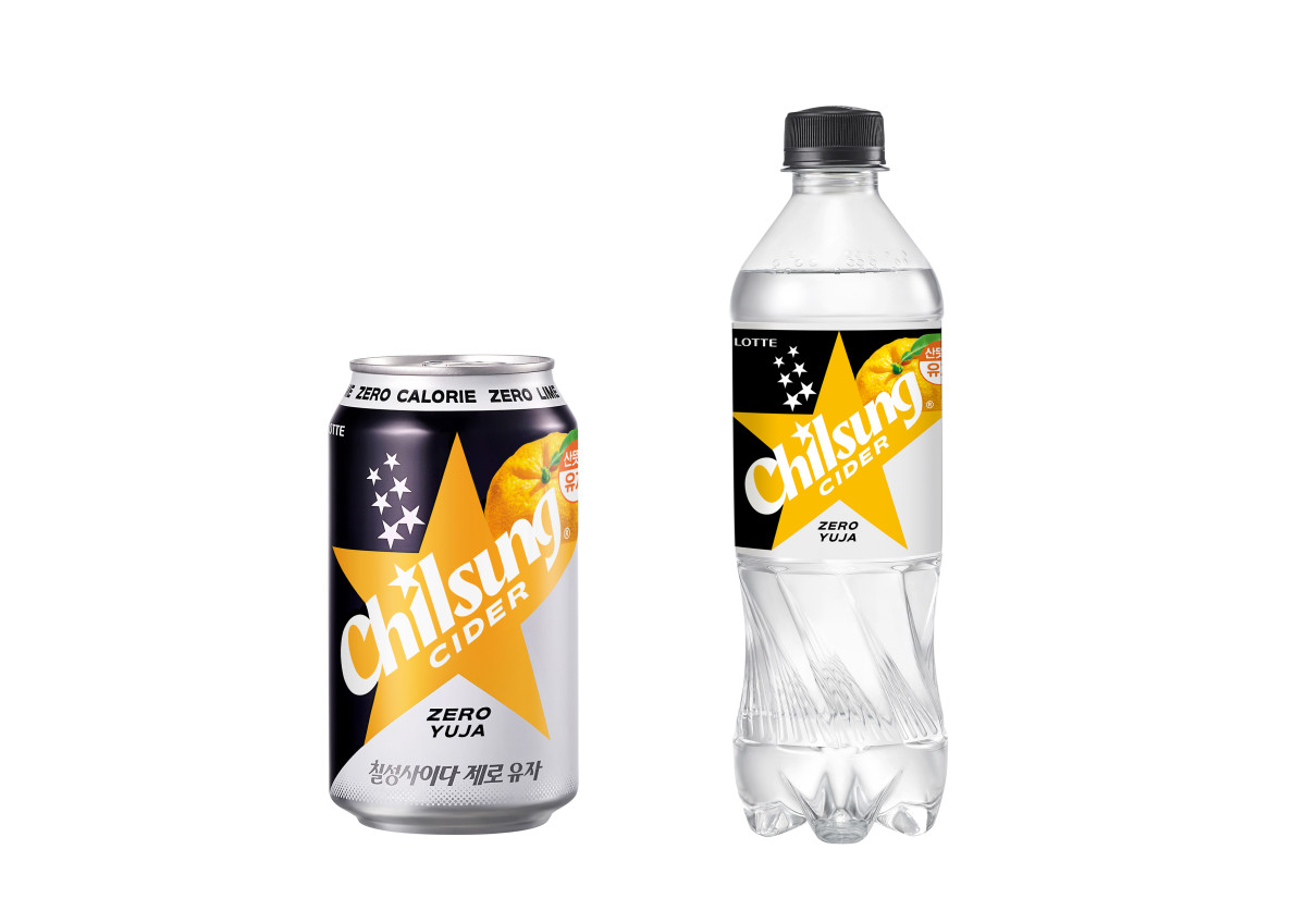 ▲칠성사이다 제로 유자 (사진제공=롯데칠성음료)
