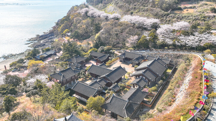 ▲전남 완도 청해포구 촬영장 전경. (사진제공=완도군)