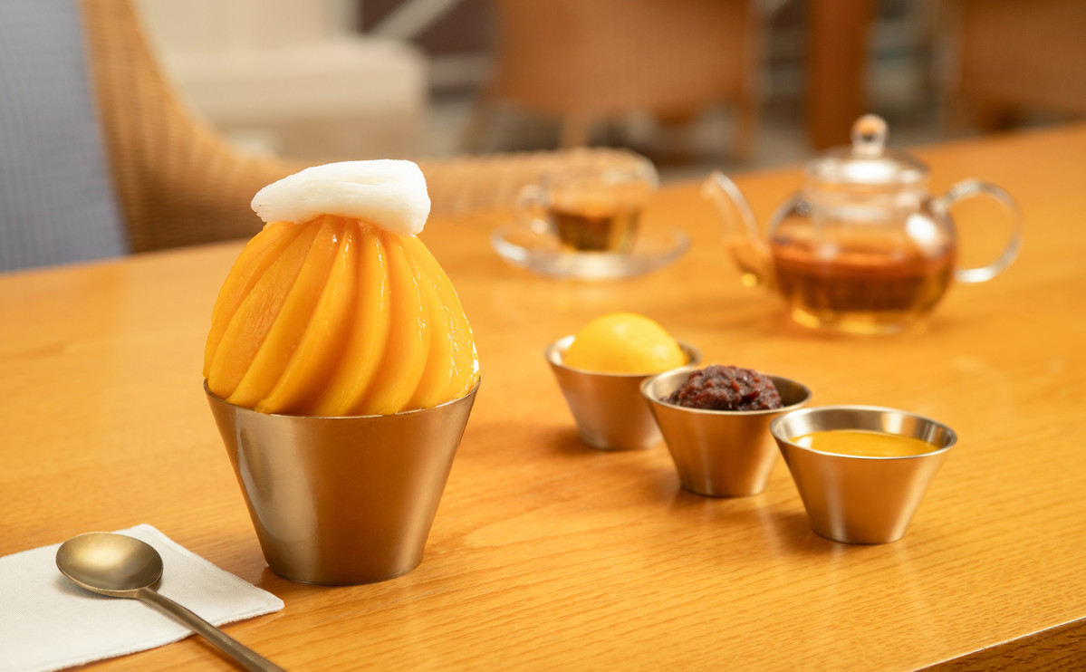▲쁘띠 애플망고 빙수 (사진제공=호텔신라)