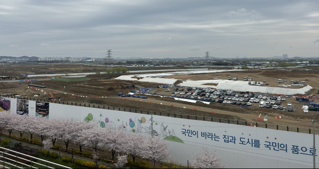 ▲3기 신도시 부천 대장지구 공사 현장 전경. (천상우 1000tkddn@)