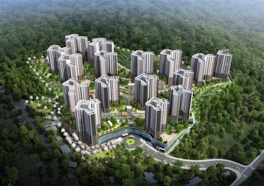 ▲'남판교 더 힐' 조감도(케어닥)