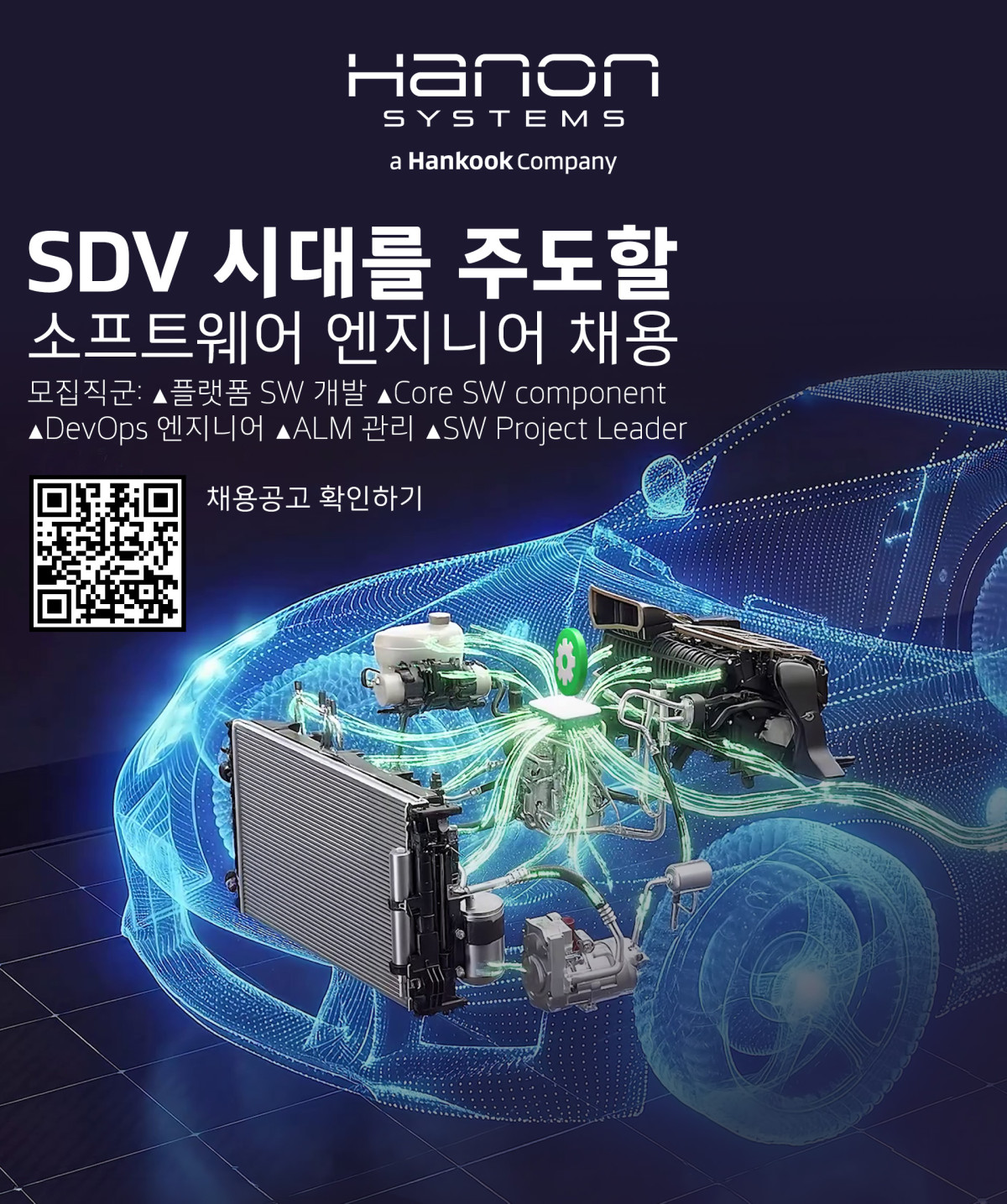 ▲한온시스템 소프트웨어 엔지니어 채용 (출처=한온시스템)