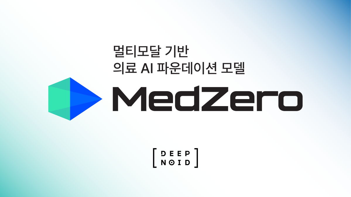 ▲딥노이드의 멀티모달 기반 의료 AI 파운데이션 모델 ‘MedZero’ 로고. (사진제공=딥노이드)