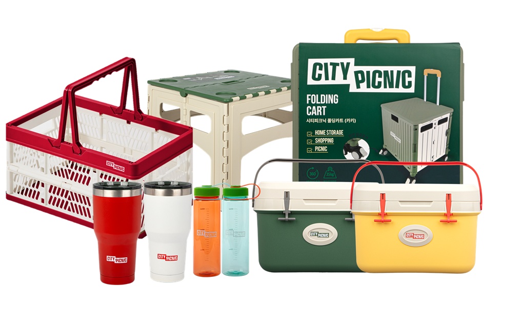 ▲이마트 캠핑·아웃도어 브랜드 ‘시티 피크닉(City Picnic)’ 상품컷 (사진제공=이마트)