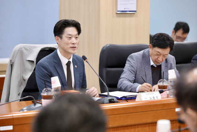 ▲노용석 중소벤처기업부 제1차관이 9일 서울 서초구 한국벤처투자에서 열린 ‘모태펀드 장기·스케일업 투자 업계 간담회 ’에 참석하여 인사말씀을 하고있다. (사진출처=중소벤처기업부)