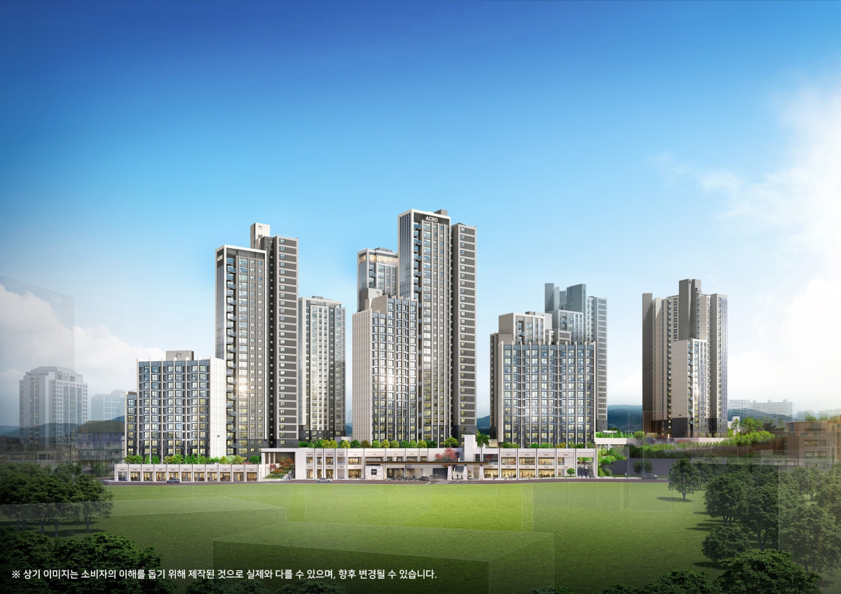 ▲'아크로 리버스카이' 주경투시도. (사진제공=DL이앤씨)
