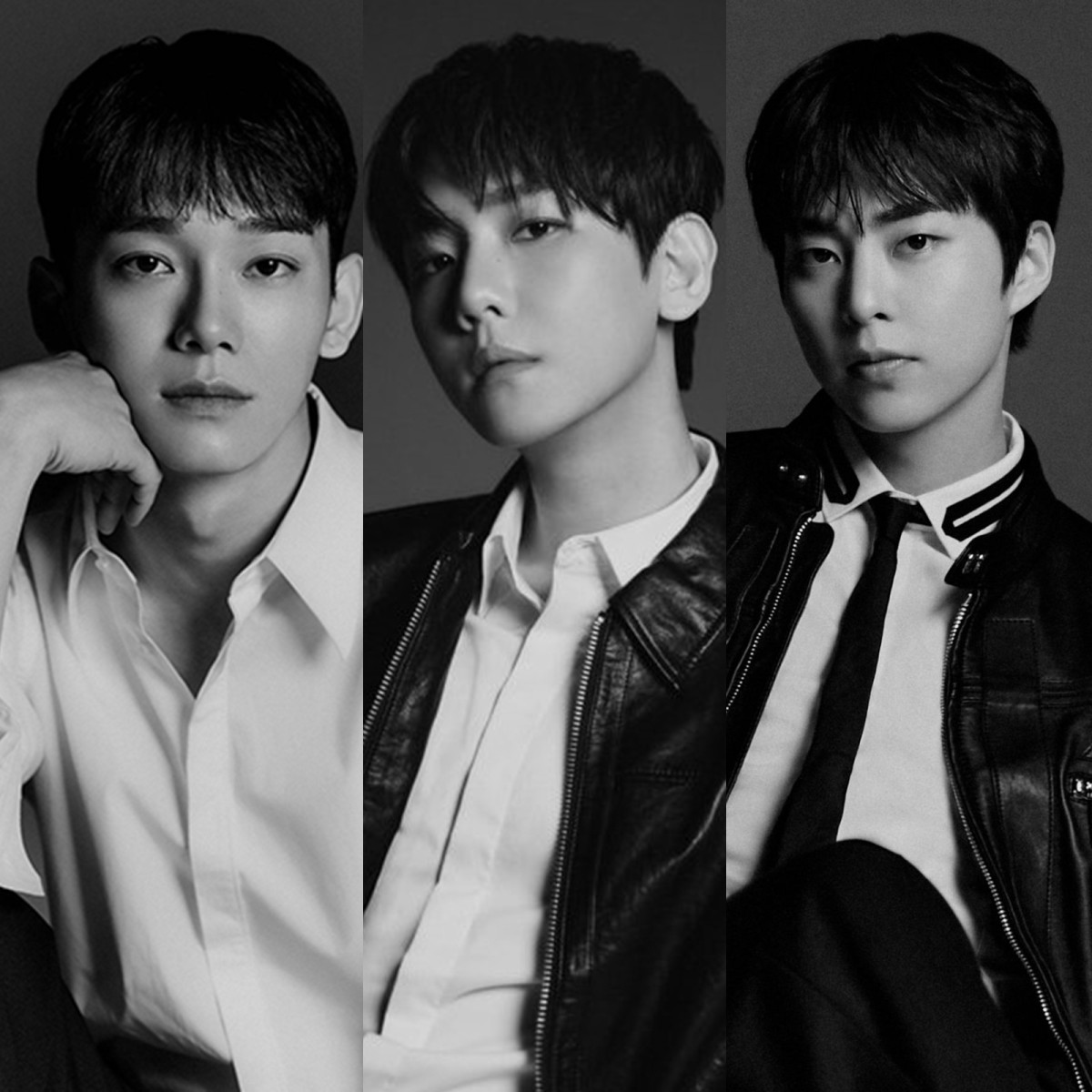 ▲첸백시의 첸(왼), 백현, 시우민. (출처=INB100홈페이지)