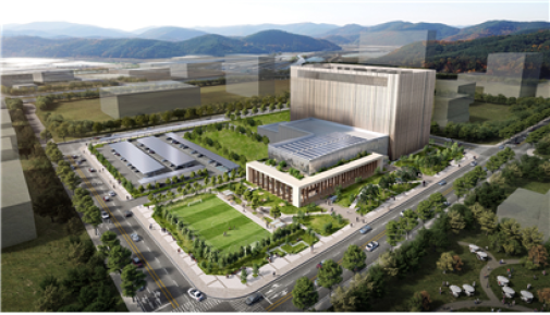 ▲대우건설이 시공 중인 60MW 규모 ‘장성 파인데이터센터’ 조감도. (사진제공=대우건설)