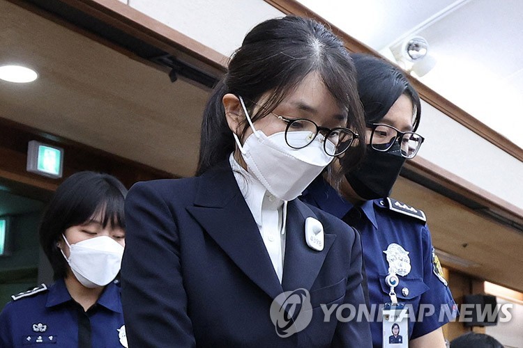 ▲법정 출석한 김건희 (연합뉴스)