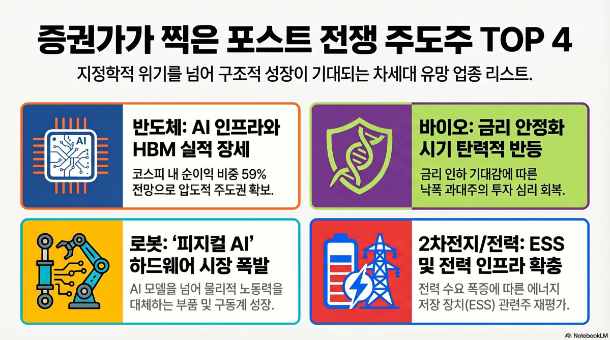 ‘다음 주도주는 누구?’…증권가가 찍은 5대 업종은 [종전 후 새 주도주 찾는 증시③]