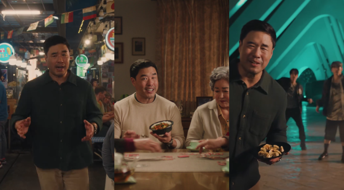 ▲비비고의 미국 앰버서더인 배우 랜달 박(Randall Park)과 함께한 브랜드 캠페인. (사진제공=CJ제일제당)
