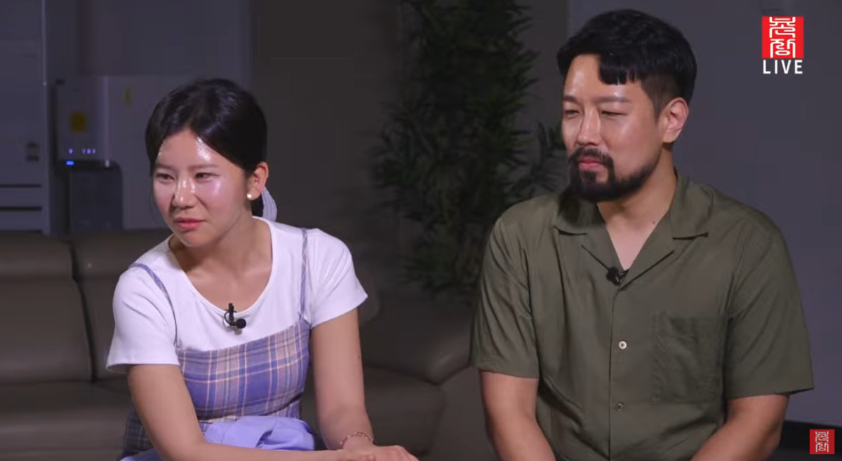 ▲28기 순자, 미스터킴. (출처=유튜브 채널 '촌장엔터테인먼트TV' 캡처)