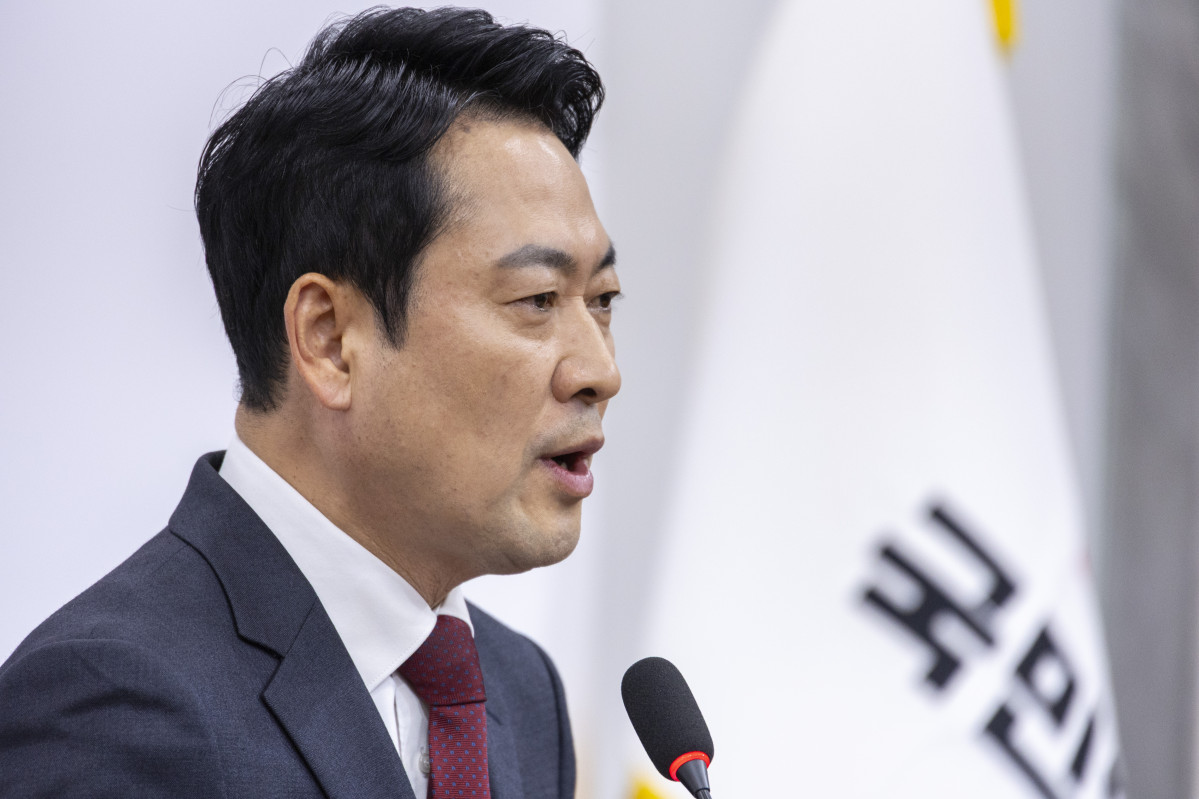 ▲국민의힘 장동혁 대표가 20일 국회에서 방미 성과 기자회견을 하고 있다. (연합뉴스)