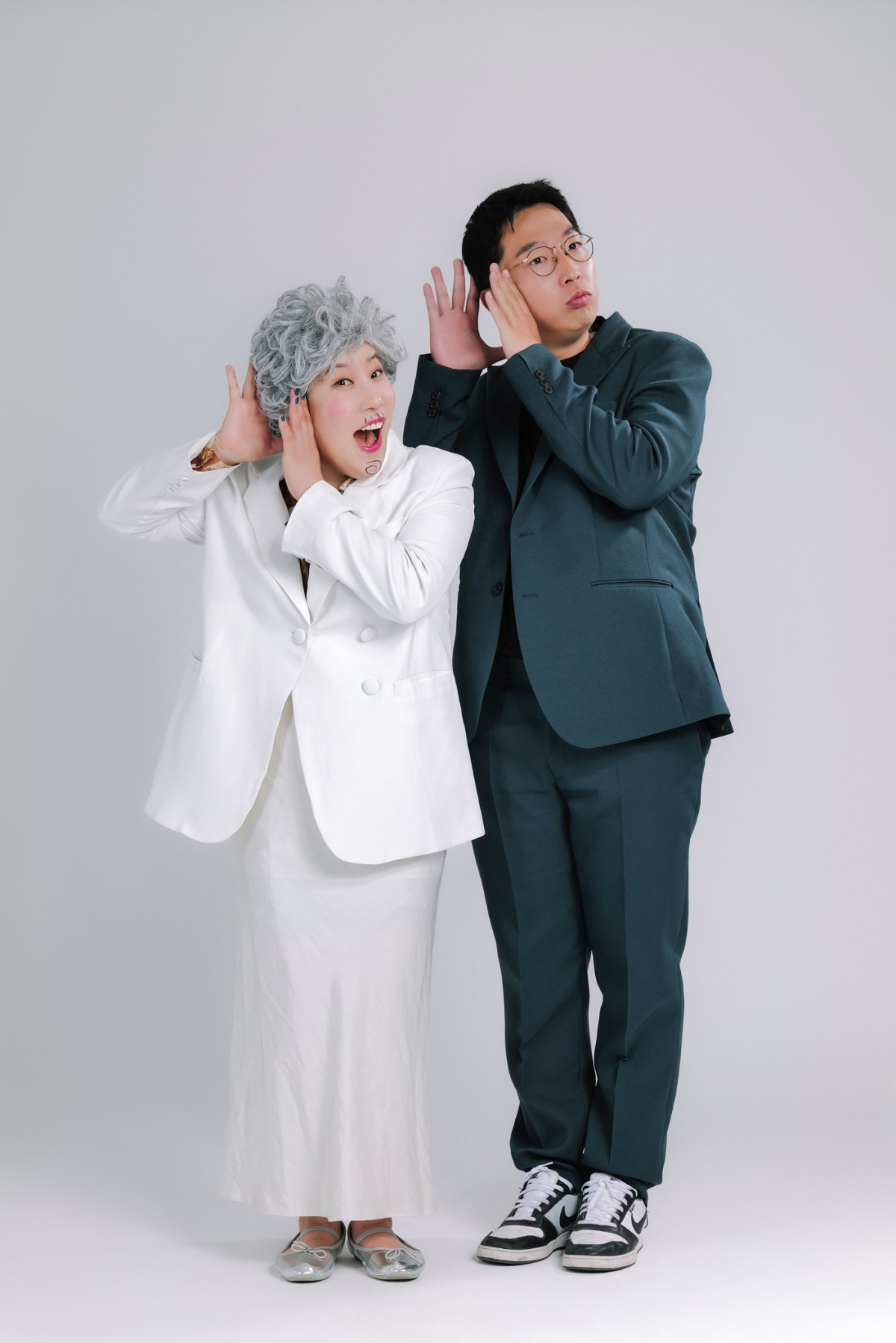 ▲‘말자 할매’ 김영희와 MC 정범균.(KBS)