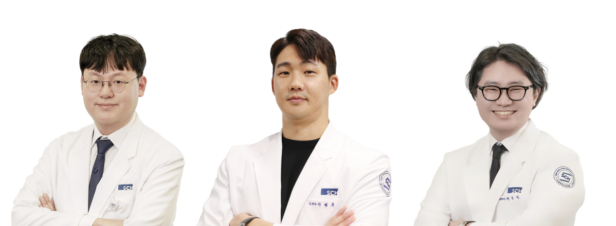 ▲(왼쪽부터)순천향대학교 서울병원 류담 소화기내과 교수, 이정윤 신경과 교수, 지영민 가정의학과 교수 (사진제공=순천향대학교 서울병원)