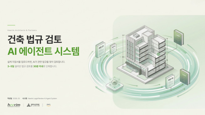▲생성형 AI 기반 건축 법규 검토 시스템 (사진제공 = 희림)