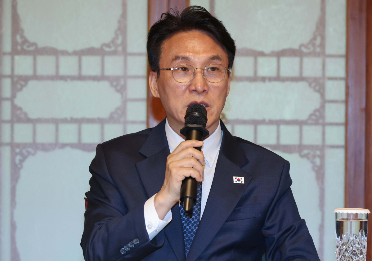 ▲김민석 국무총리가 22일 오후 서울 종로구 국무총리공관에서 열린 제8차 고위당정협의회에서 발언을 하고 있다. 신태현 기자 holjjak@