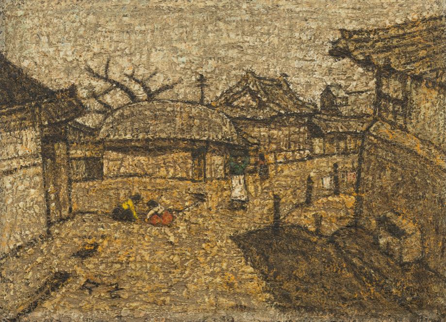 ▲박수근 '춘일'(春日) (사진제공=박수근연구소)