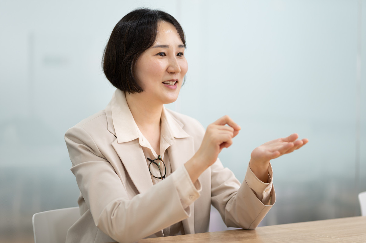 ▲김민지 시놀 대표. (이준호 기자)