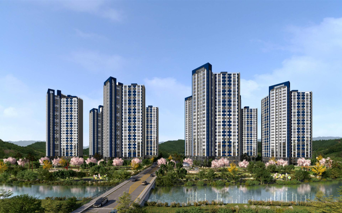 ▲'가평역 벽산블루밍 리베르' 투시도