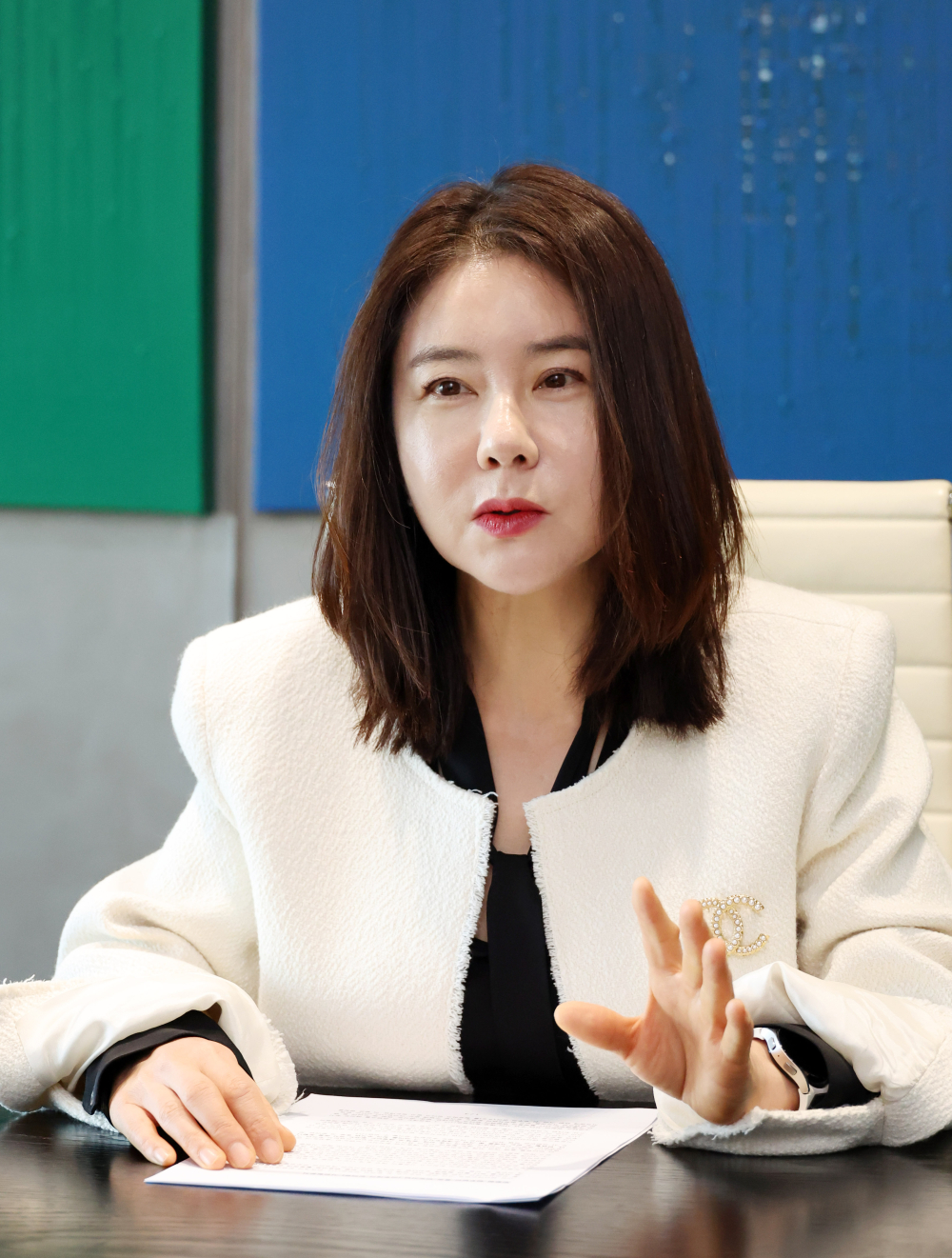 ▲법무법인(유한) 율촌 미디어·엔터테인먼트팀장 김문희 변호사가 23일 서울 강남구 테헤란로 파르나스 타워에서 이투데이와 인터뷰를 하고 있다. 고이란 기자 photoeran@ (이투데이 DB)