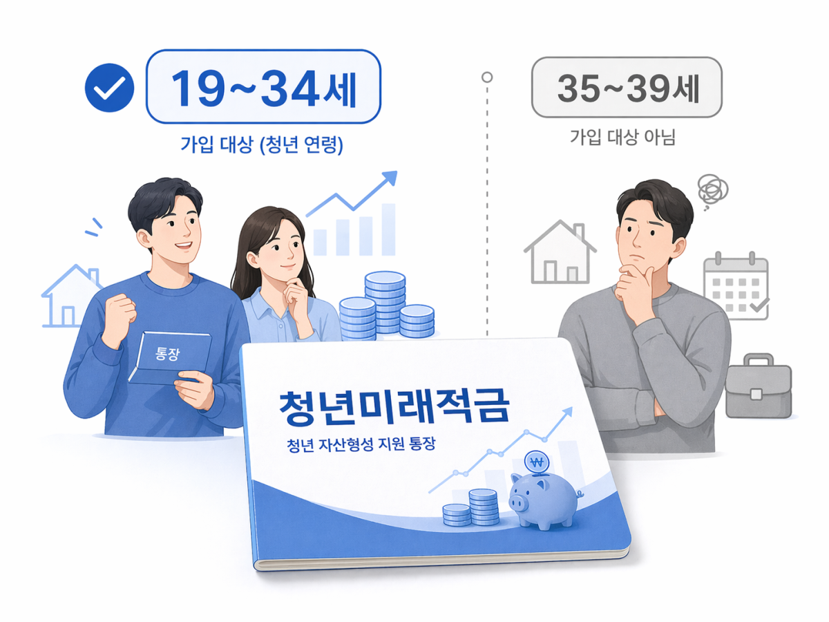 ▲청년미래적금 가입 대상에서 제외되는 35~39세가 아쉬움을 느끼고 있다. (사진=챗GPT AI 생성)