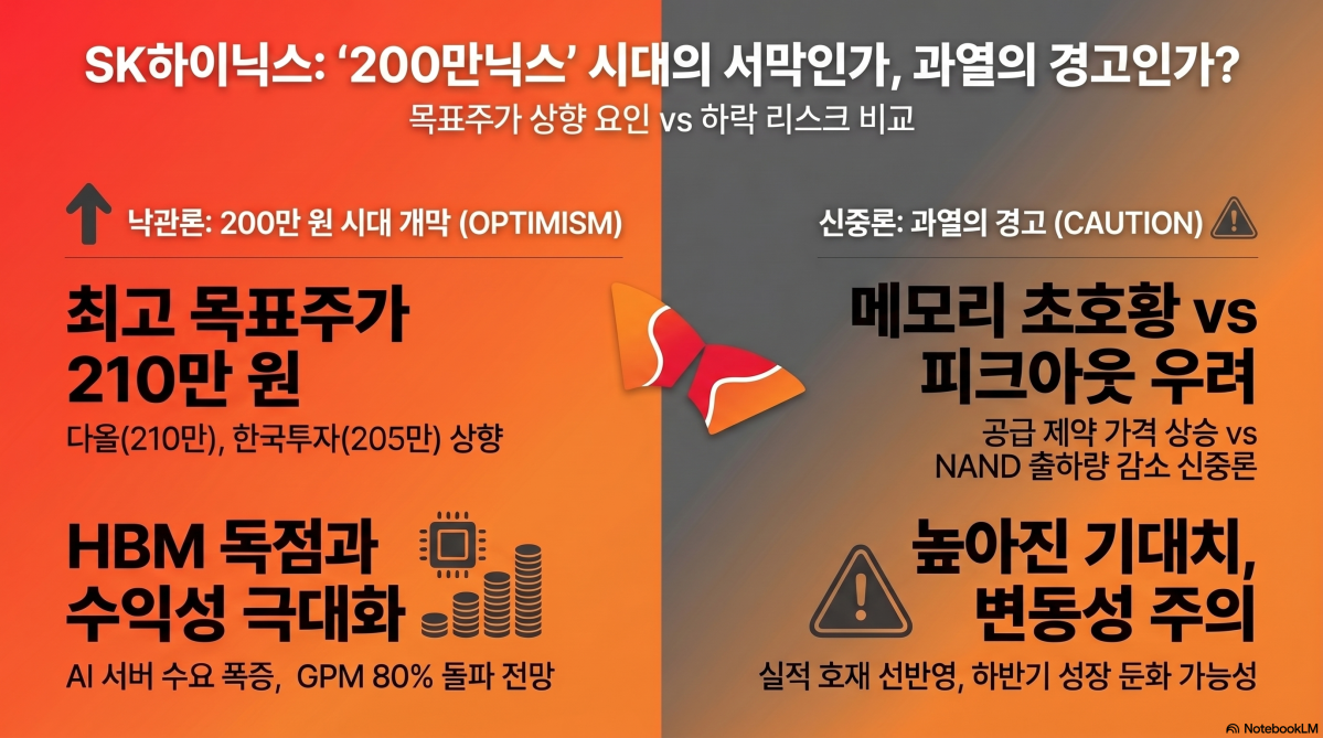 증권가, SK하이닉스 '200만원 시대' 온다 VS '추격 매수 경고'