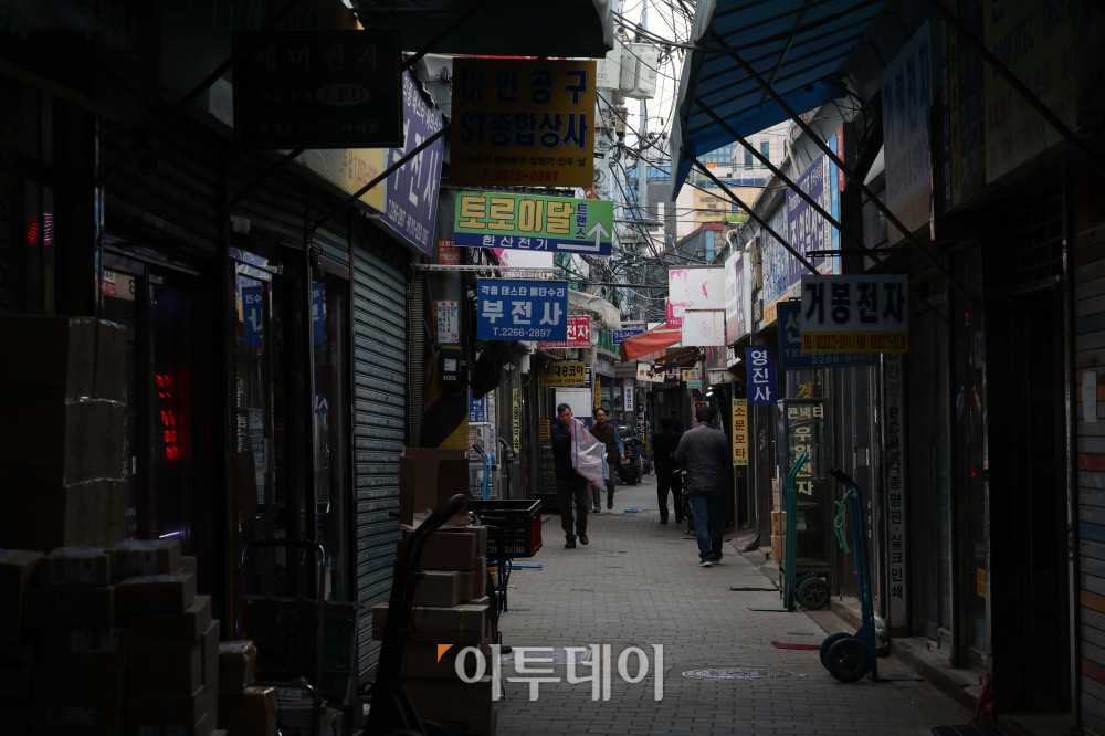 ▲27일 서울 종로구 세운2구역 일대. 신태현 기자 holjjak@ (이투데이DB)