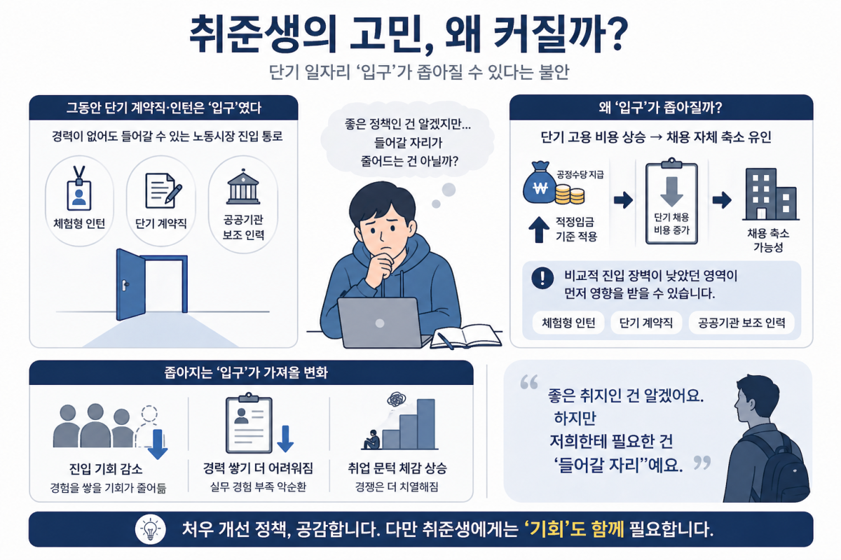 ▲취준생의 고민. (챗GPT AI 기반 편집 이미지)