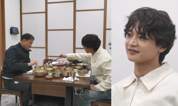 ▲'나혼자산다' 민호와 최윤겸 감독(사진제공=MBC)