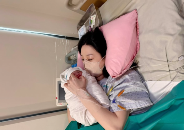 ▲김소영 둘째 득남(사진=김소영 SNS)