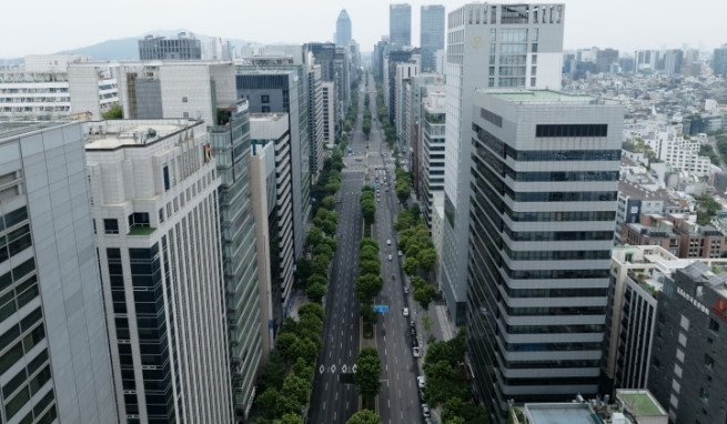 ▲서울 강남구 테헤란로 일대 전경. (연합뉴스)