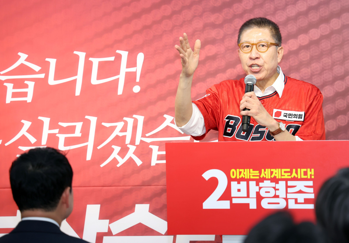 ▲박형준 국민의힘 부산시장 후보. (뉴시스)