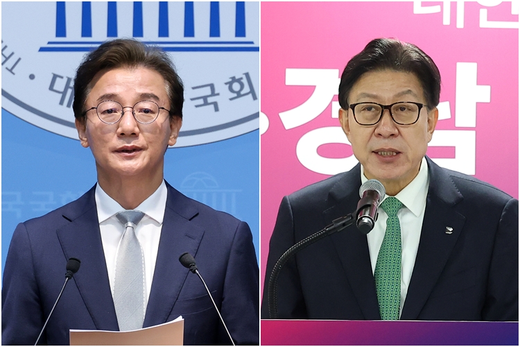 ▲전재수·박형준 부산시장 후보. (연합뉴스)