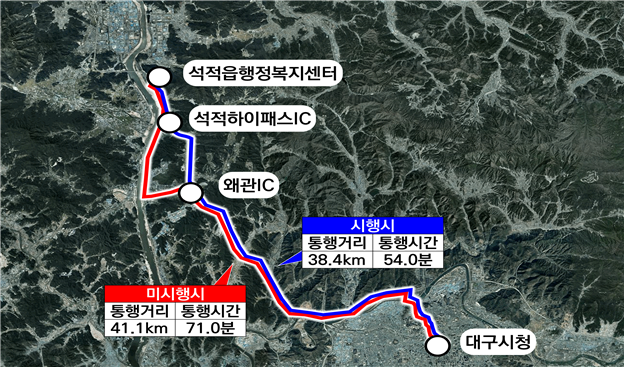 ▲석적 하이패스IC 사업 기대 효과. (사진제공=국토교통부)