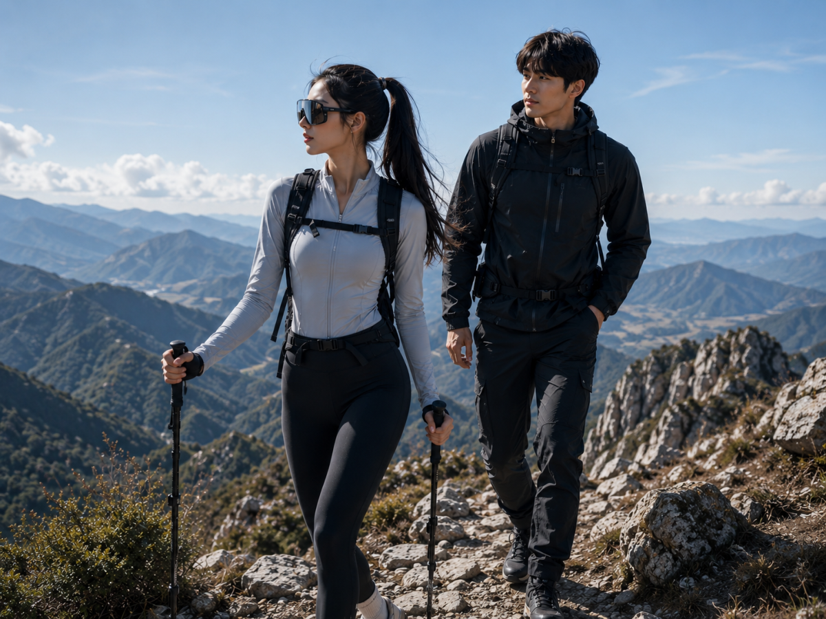 ▲맑은 하늘 아래 두 사람이 산길을 등산하고 있는 모습이 2030 세대를 중심으로 늘어난 봄철 등산 열풍과 그에 따른 안전사고 증가 현상을 보여준다. (사진=AI 생성)