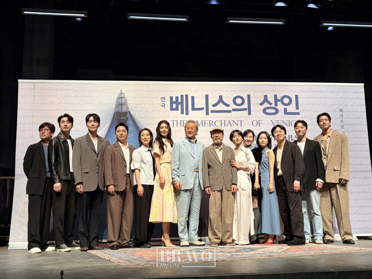 ▲12일 서울 종로구 NOL 서경스퀘어에서 연극 '베니스의 상인' 기자간담회가 열렸다. (박지수 기자 jsp@)