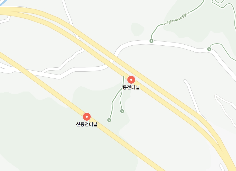▲[속보] 창원 동전터널서 차량 사고 발생 안전재난문자 발송 “우회·안전운전 유의” (출처=네이버 지도 캡처)