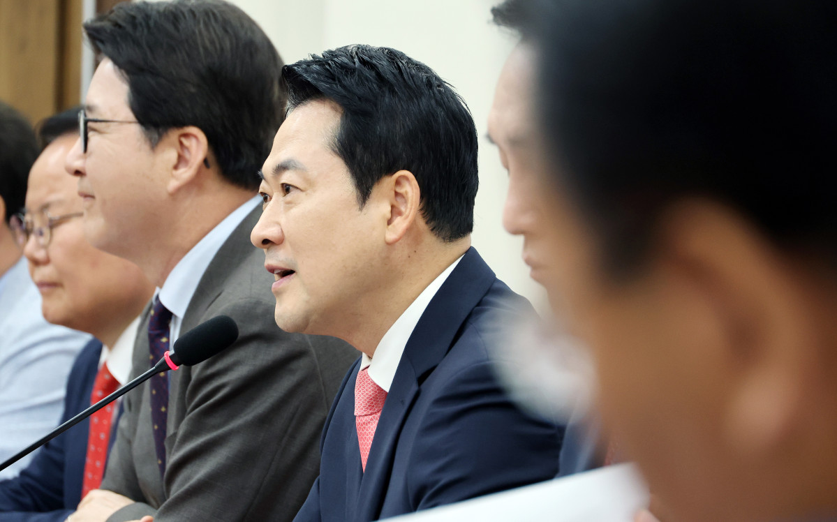 ▲국민의힘 장동혁 대표가 14일 국회에서 열린 최고위원회의에서 발언하고 있다. (연합뉴스)